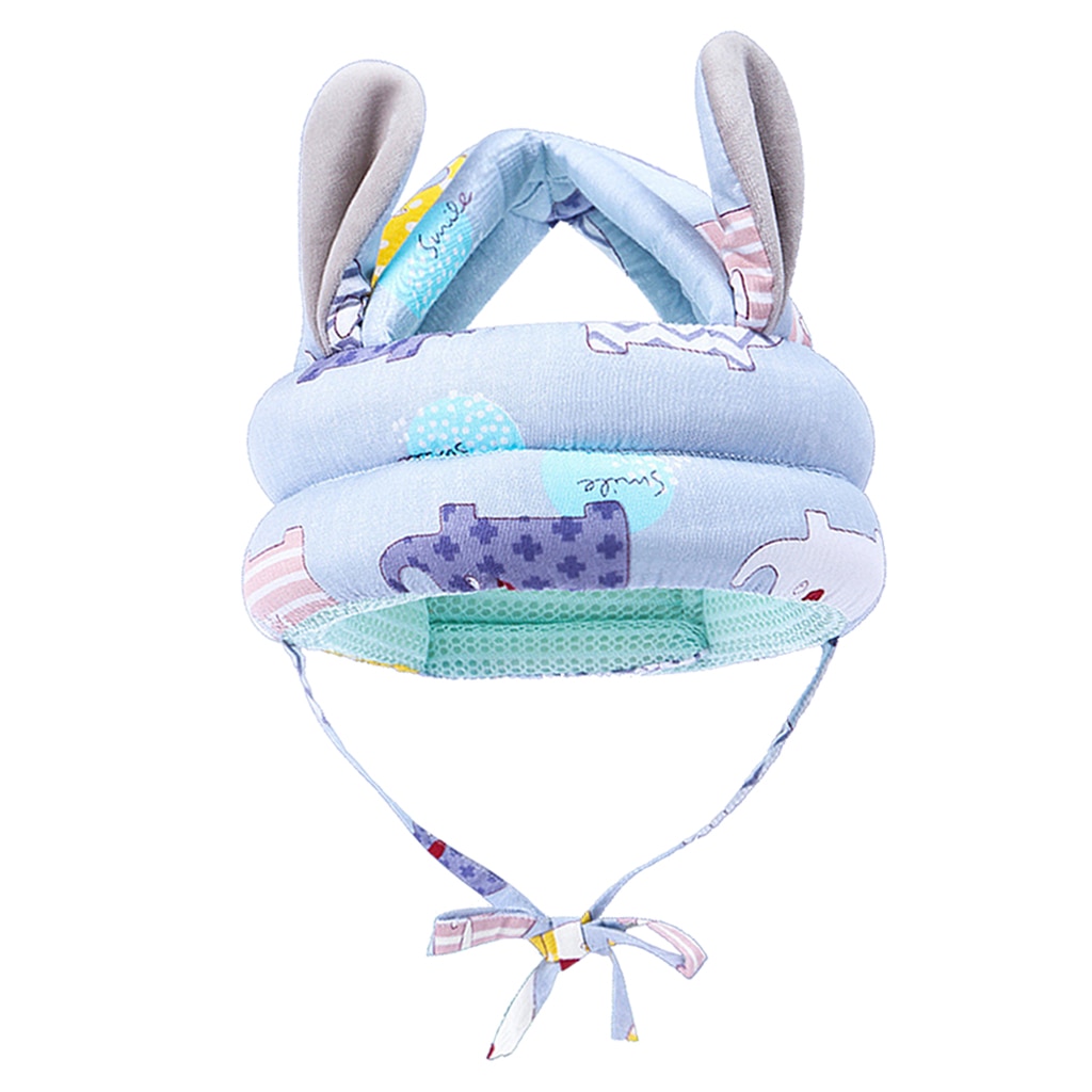 Soft Baby Helmet with Bunny Ears